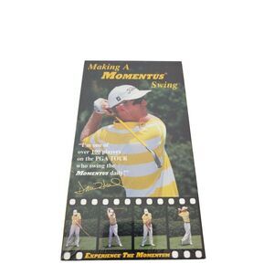 New Sealed Momentus Swing‎ Trainer PGA Golf Training Video Course VHS